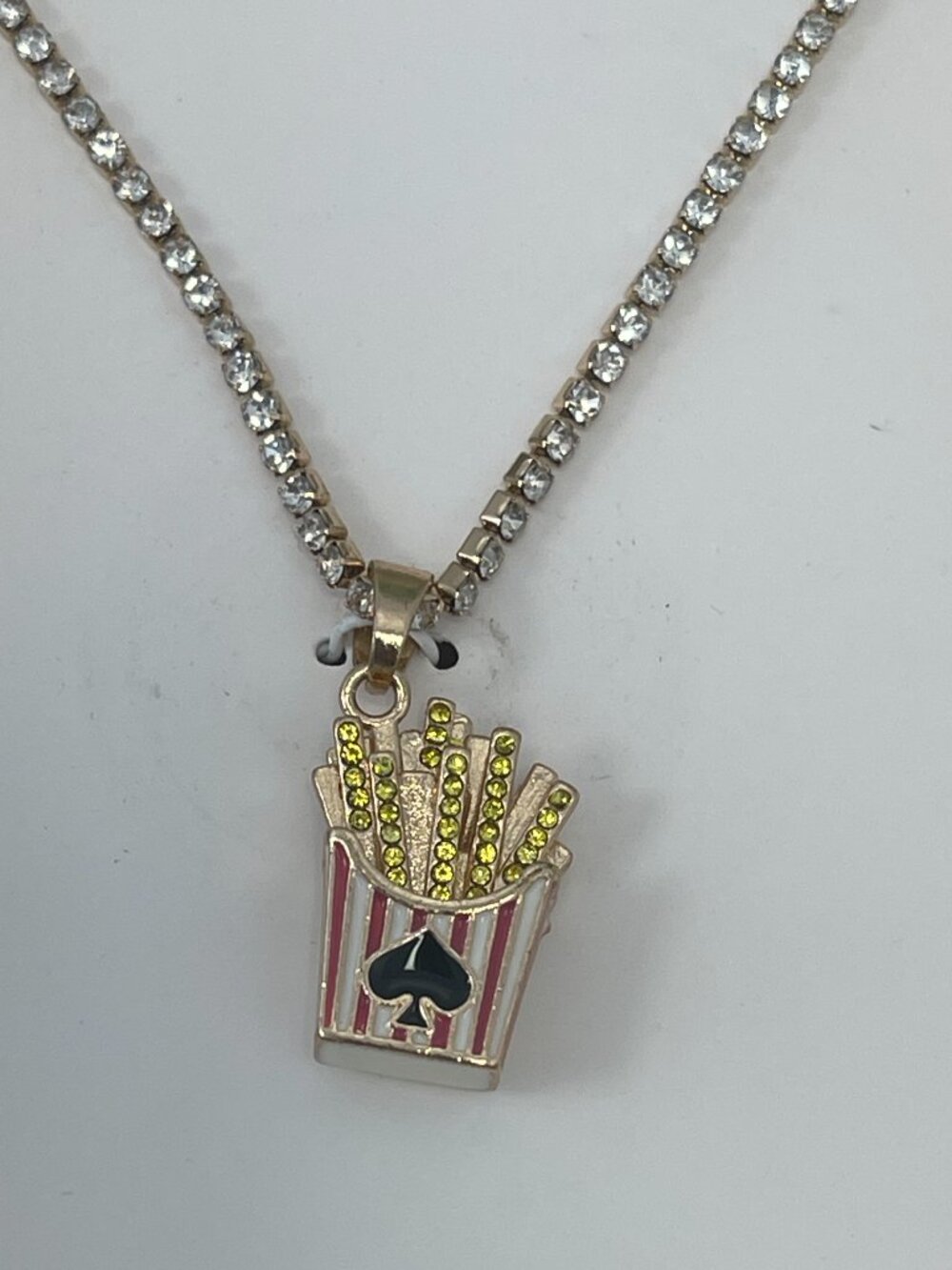 Kate Spade x Target French Fry Charm Tennis Necklace - NWT